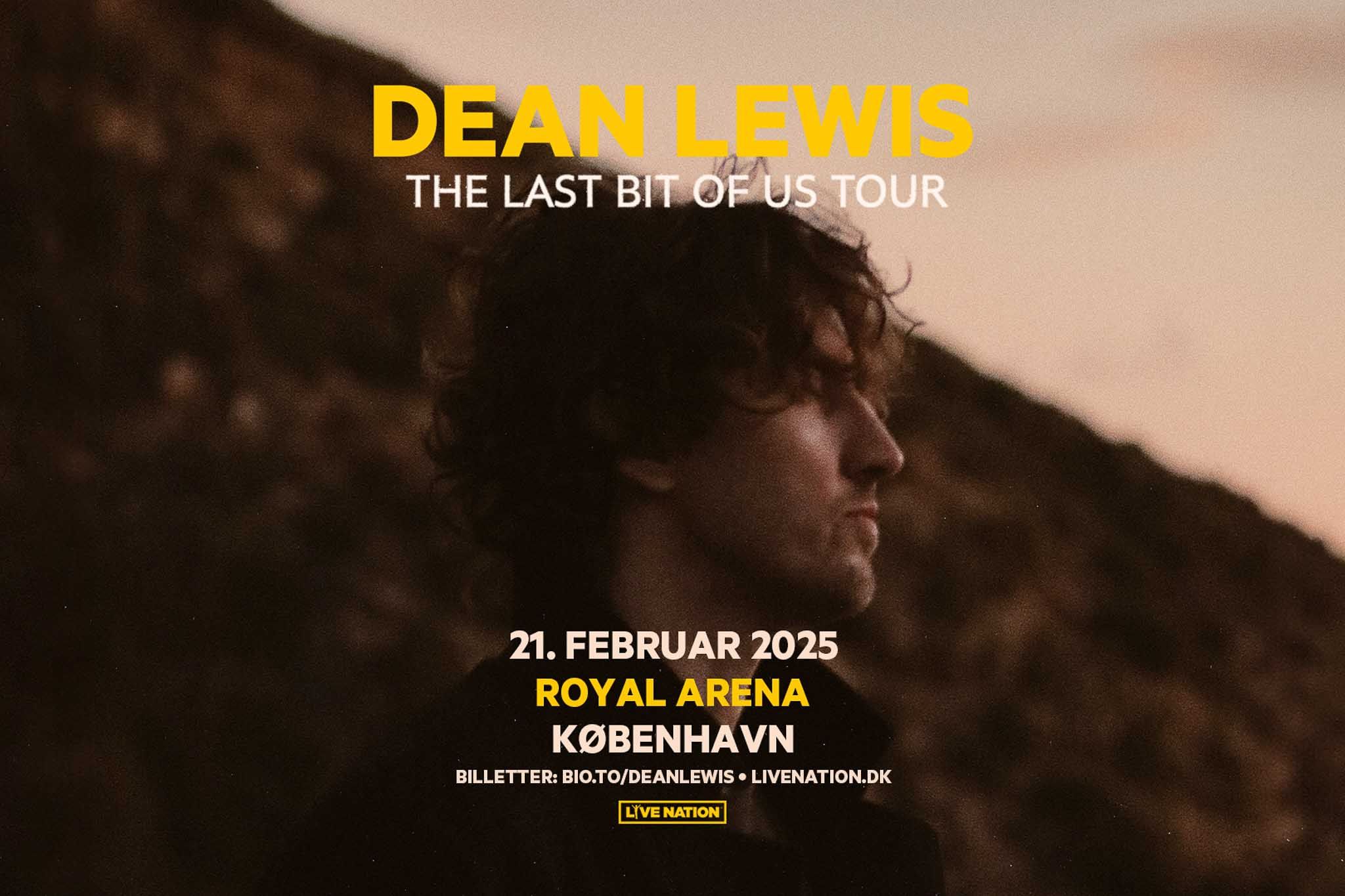 Dean Lewis’ danske eventyr fortsætter, når han vender tilbage til Royal Arena fredag 21. februar 2025