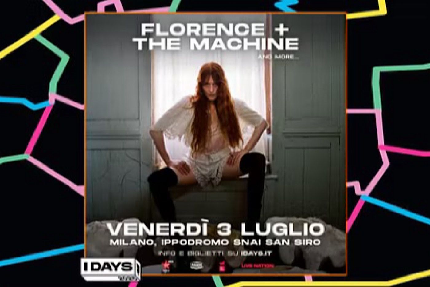 LA SECONDA HEADLINER DI I-DAYS 2026: FLORENCE + THE MACHINE VENERDI’ 03 LUGLIO 2026
