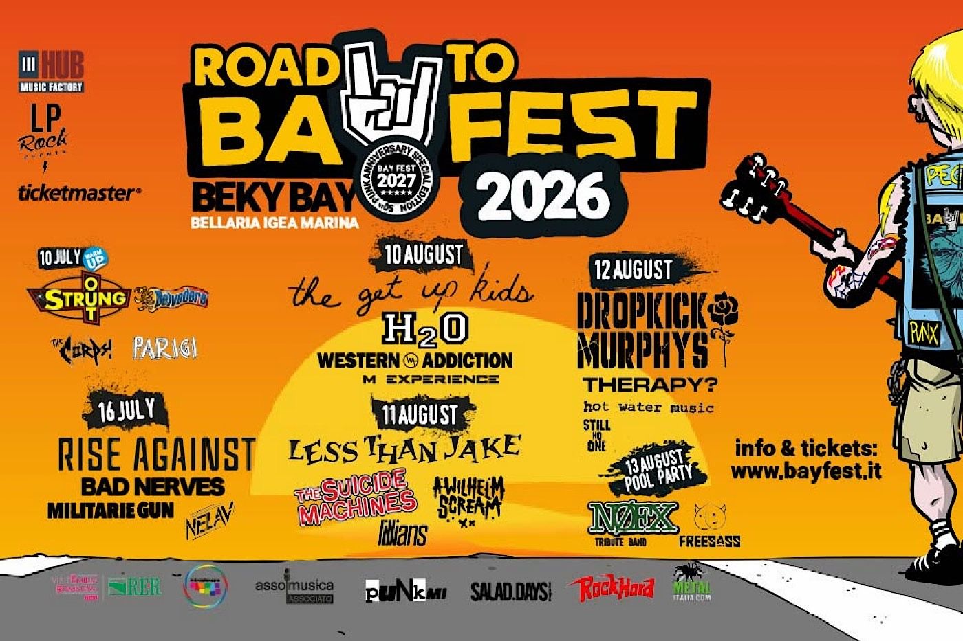 ROAD TO BAY FEST 2026: TUTTE LE BAND IN CARTELLONE