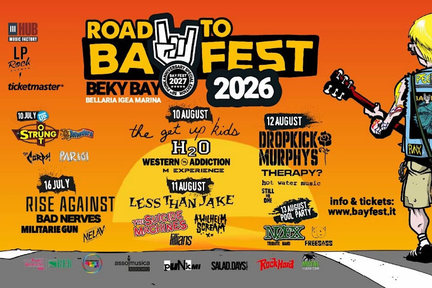 ROAD TO BAY FEST 2026: TUTTE LE BAND IN CARTELLONE