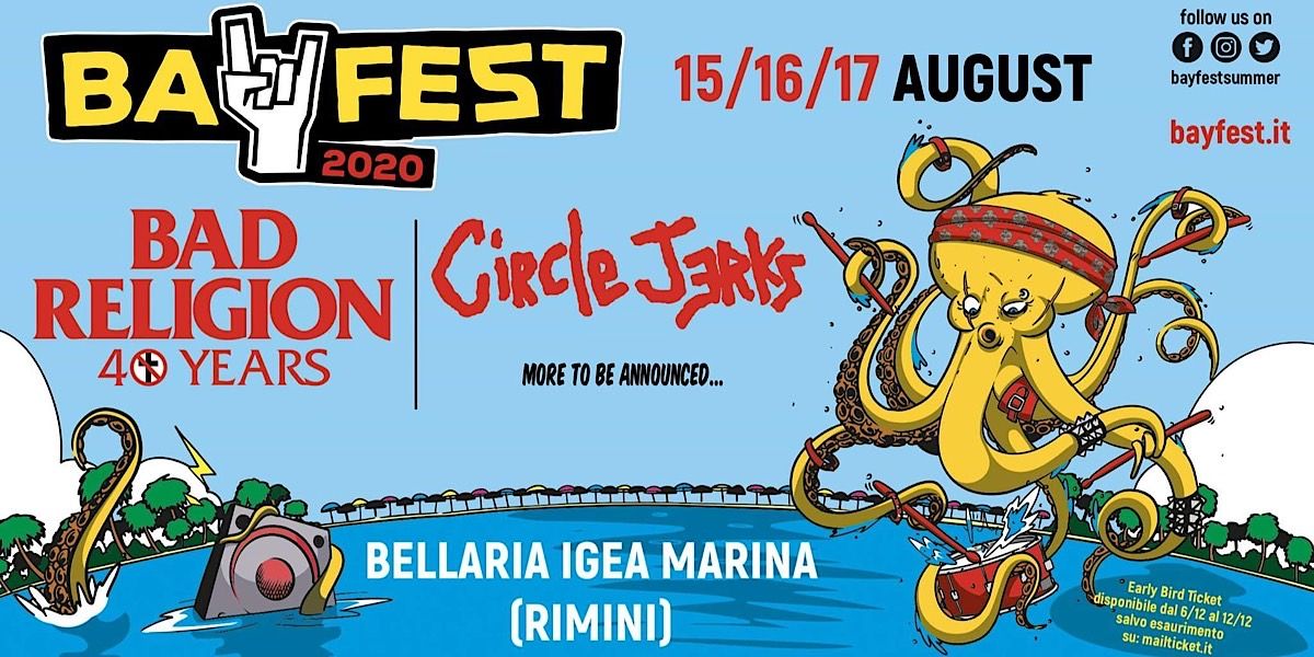 Bay Fest 2020: DOPPIO ANNIVERSARIO da celebrare per la rassegna punk Riminese!