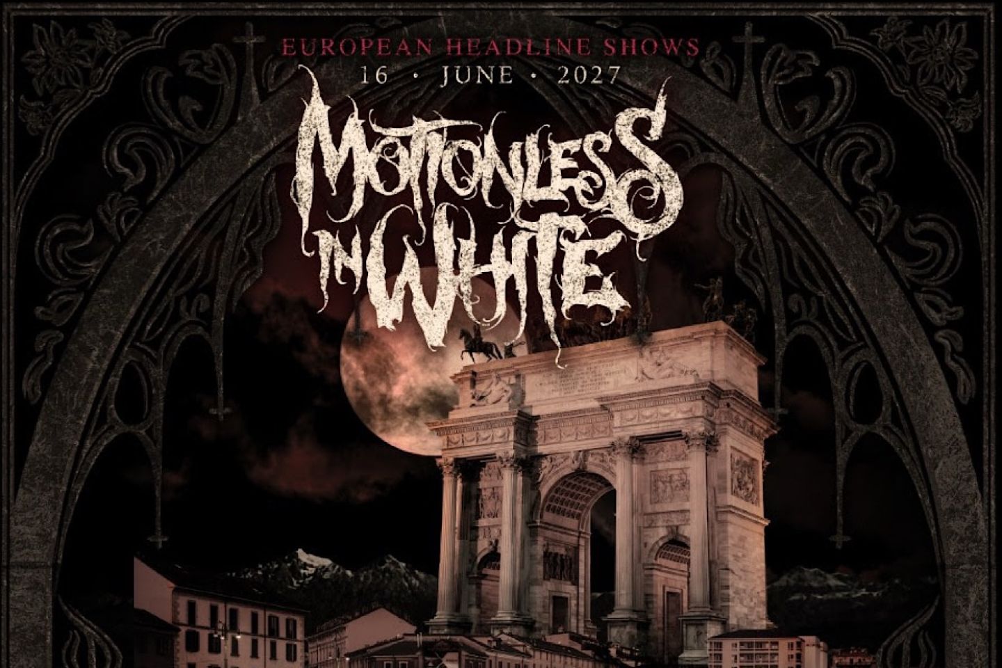 MOTIONLESS IN WHITE: la data di Milano sarà aperta da WAGE WAR, SILVERSTEIN e molti altri