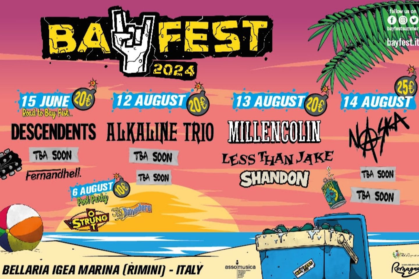 BAY FEST: ANNUNCIATI I PRIMI NOMI DELL’EDIZIONE 2024!