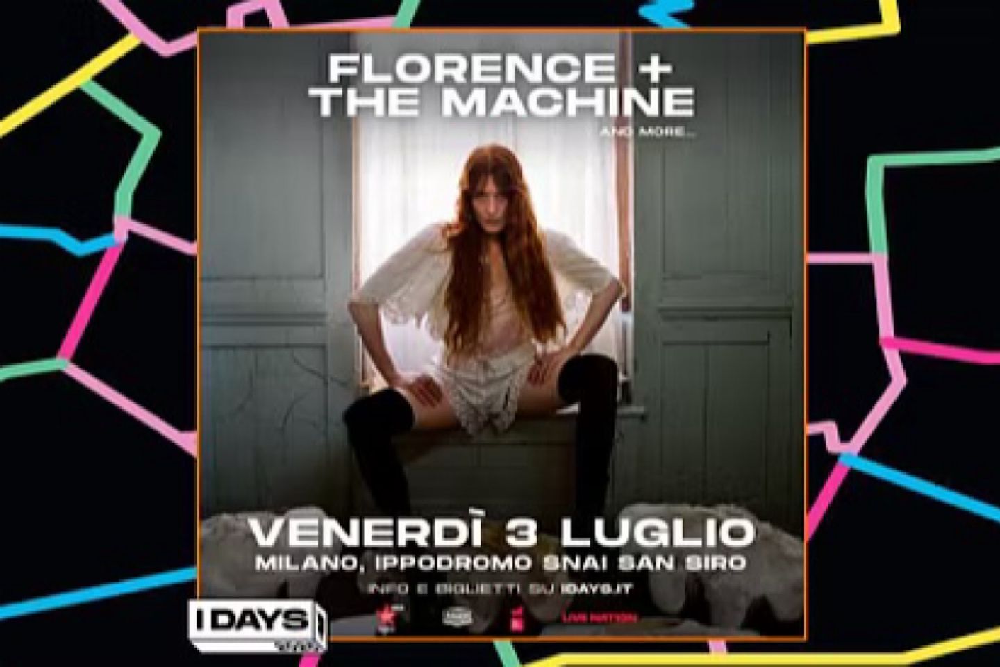 LA SECONDA HEADLINER DI I-DAYS 2026: FLORENCE + THE MACHINE VENERDI’ 03 LUGLIO 2026