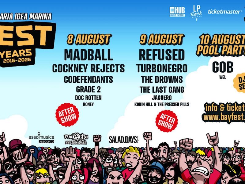 CI SIAMO: QUESTO WEEKEND BAYFEST ACCENDE LA RIVIERA!