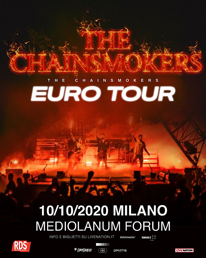 THE CHAINSMOKERS – 10 OTTOBRE – MEDIOLANUM FORUM MILANO