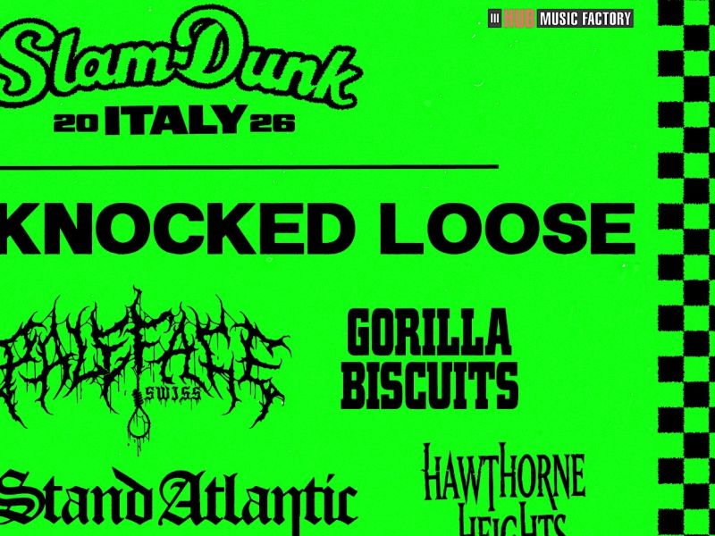 SLAM DUNK ITALY: IL CELEBRE FESTIVAL DI MUSICA ALTERNATIVA TORNA IN ITALIA IL 01 GIUGNO 2026 AL CIRCOLO MAGNOLIA