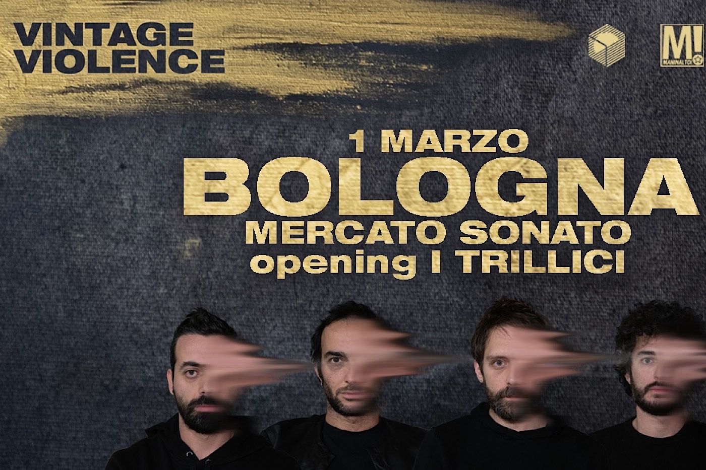 VINTAGE VIOLENCE – il 1 marzo a Bologna presso il Mercato Sonato per presentare il nuovo singolo “Sono un casino”
