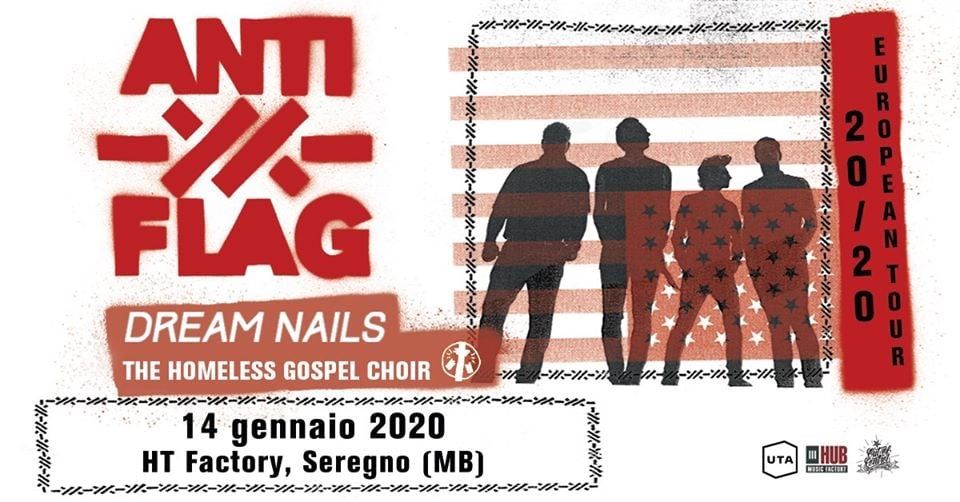 ANTI-FLAG 14 gennaio | HT Factory, Seregno(MI)